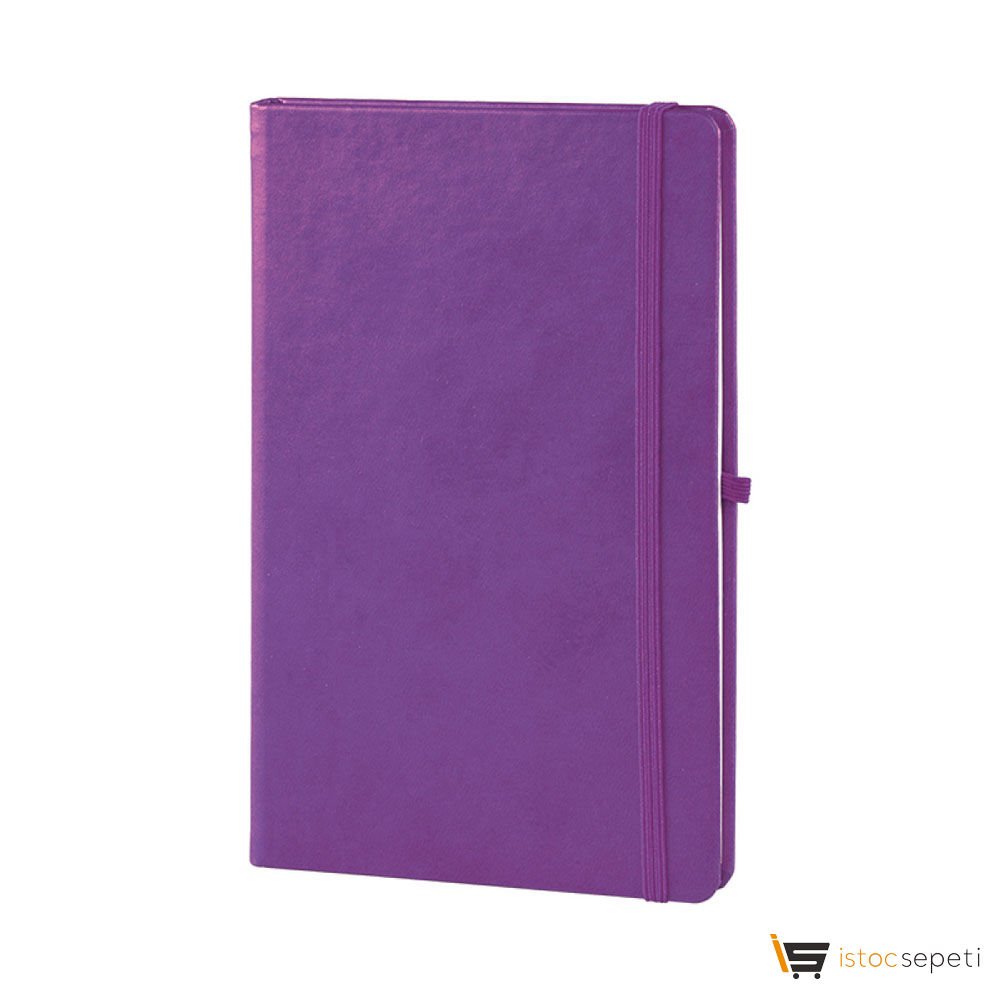 Mor Termo Deri̇ Defter Ebat: 13 x 21 cm / 224 Sayfa (IVORY KAĞIT) Promosyon
