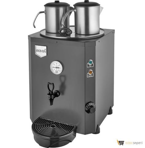 Remta Jumbo Çay Makinesi Siyah  DE 11 Elektrikli 23 Lt