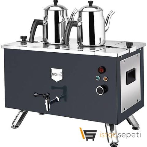 Remta Çift Cidarlı 2 Demlikli Elektrikli Kahveci Ocağı 20 lt - EP02(L)