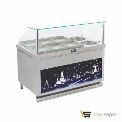 Görkem 6+2 Tüplü Kuru Yemek Tezgahı (Tepsili)