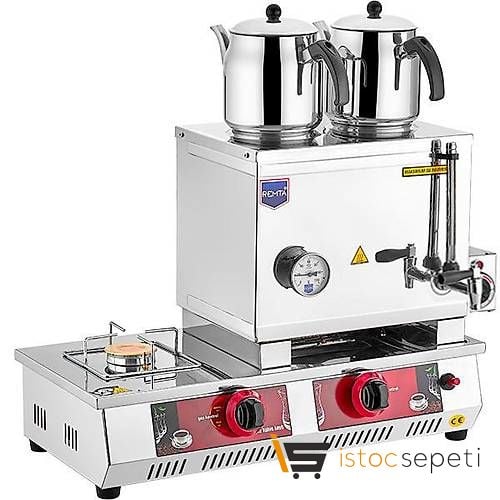 Remta 30 Model 2 Demlikli Gazlı (CE) + Elektrikli Çay Ocağı 23 lt - N11(E)