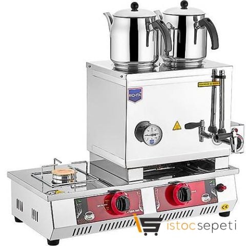Remta 30 Model 2 Demlikli Gazlı (CE) + Elektrikli Çay Ocağı 23 lt - N11(E)