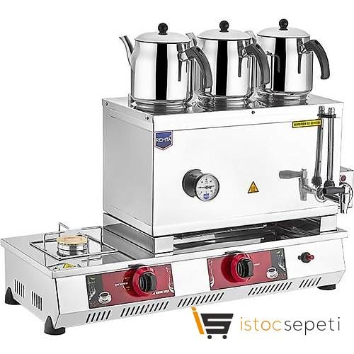 Remta 55 Model 3 Demlikli Gazlı (CE) + Elektrikli Çay Ocağı 33 lt - N13(E)