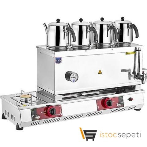 Remta 85 Model 4 Demlikli Gazlı (CE) + Elektrikli Çay Ocağı 58 lt - N14(E)