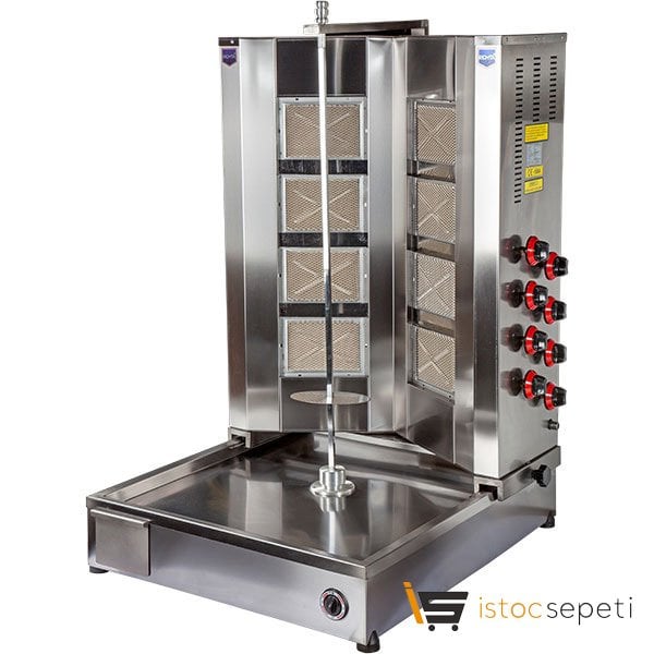 Remta 8 Radyanlı Alttan Motorlu V Model Tüplü Döner Ocağı D14(A)