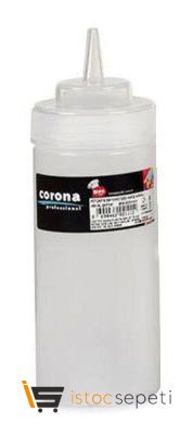 Geniş Kapaklı Mayonez Şişesi 450 ml Şeffaf