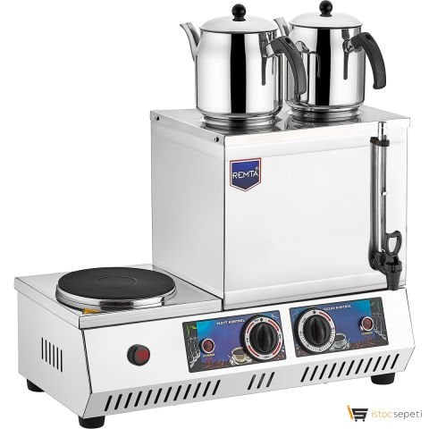 Remta 20 Model Çift Demlikli Elektrikli Çay Ocağı 13 lt - K31(A)