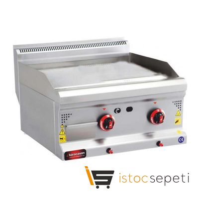 Karacasan 600 Seri Dolaplı Düz Pleyt Izgara 600x600x300 mm Gazlı