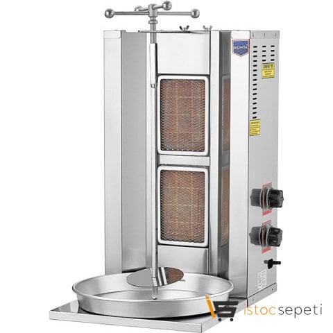 Remta 2 Radyanlı Doğalgazlı Döner Ocağı D04