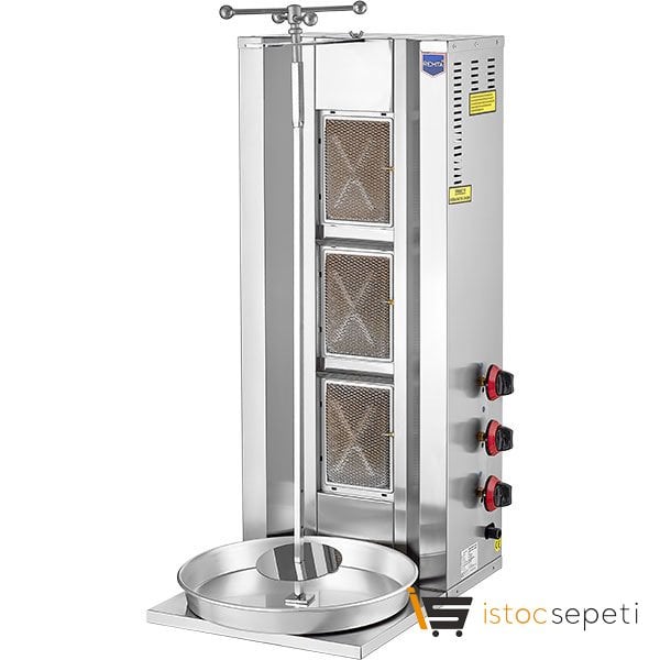 Remta 3 Radyanlı Doğalgazlı Döner Ocağı D06