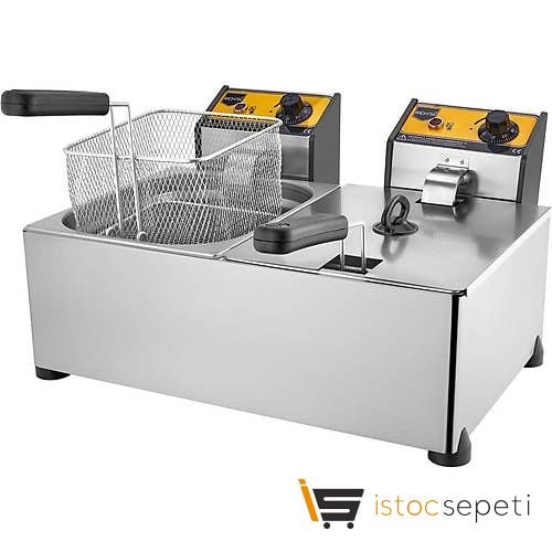 Remta 5+5 Lt Fritöz Çifti Elektrikli R93 Sanayi Tipi