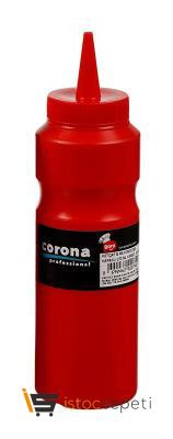 Kapaklı Ketçap Şişesi 270 ml Kırmızı