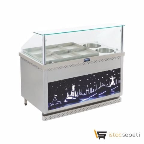 Görkem 8+4 Tüplü Kuru Yemek Tezgahı (Tepsili)