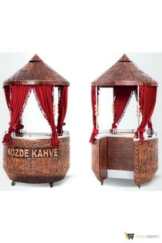 Bakır Közde Ve Kumda Kahve Standı