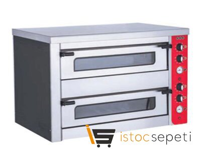 Karacasan Pizza Fırını Çift Katlı 8 Adet Elektrikli