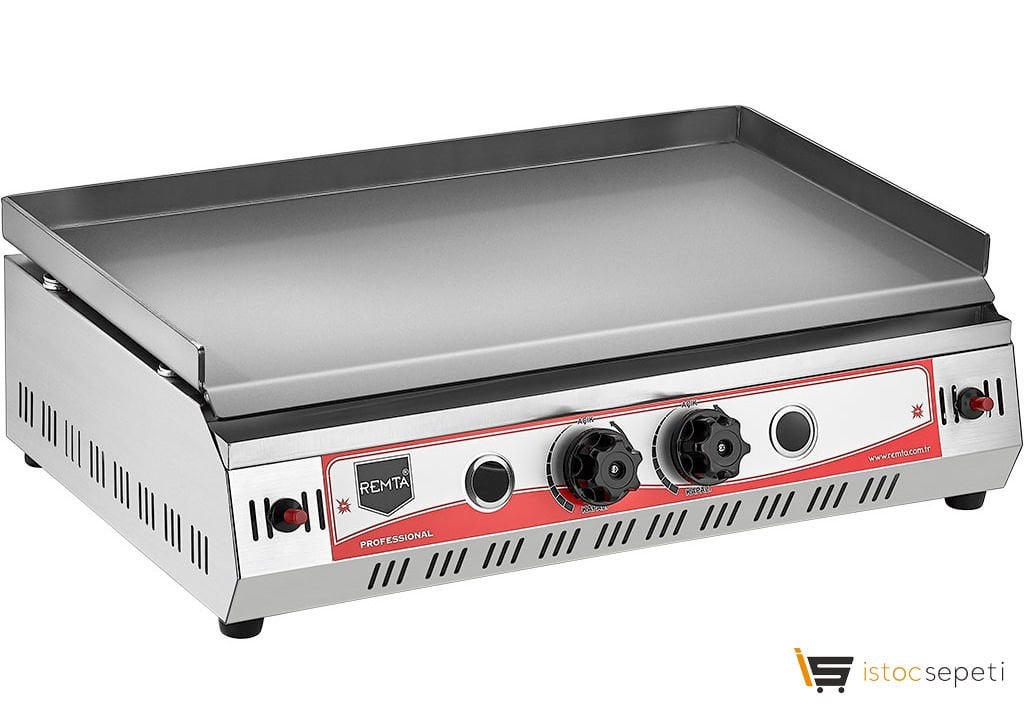 Pleyt Izgara GAZLI - TÜPLÜ - LPG'li 70CM R84 Sanayi Tipi Endüstriyel Mutfak İçin İşyeri ve Büfeler İçin Kullanım Kolaylığı İnce Saç Özelliği ile Hızlı ısınma ve ekonomik