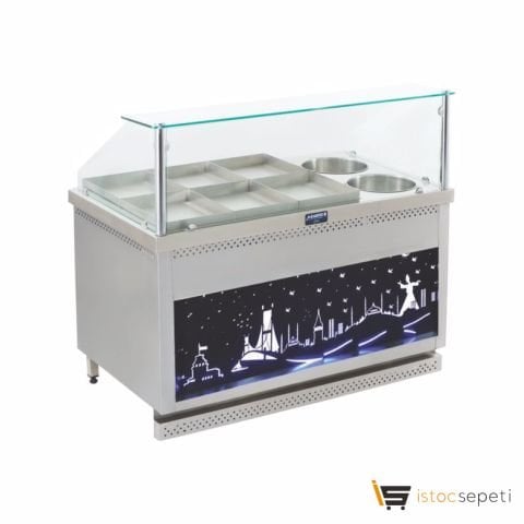 Görkem 14+4 Tüplü Kuru Yemek Tezgahı (Tepsili)