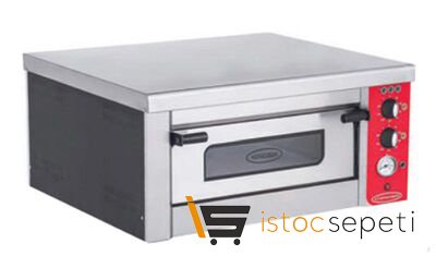 Karacasan Pizza Fırını Tek Katlı 4 Adet 30 cm Elektrikli