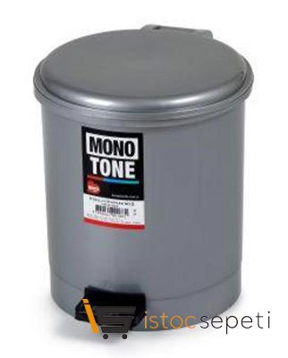 Pedallı Çöp Kovası No: 1 6 L Gri