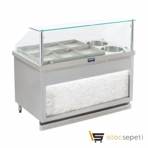 Görkem 6+2 Tüplü Sulu Yemek Tezgahı (Tepsili)