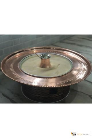 Bakır Tepsi Kumda Kahve Makinesi