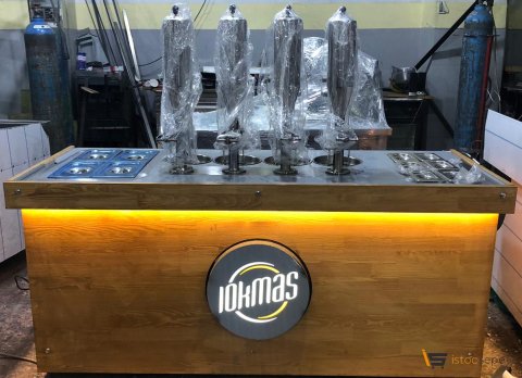 Yeni Nesil Lokma Tezgahı Seti Ahşap Model