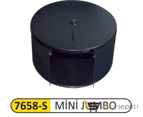 Arı Metal 7658-S Mini Jumbo Tuvalet Kağıdı Verici Paslanmaz Siyah