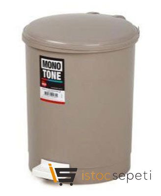 Pedallı Çöp Kovası No: 0 3 L Kahverengi