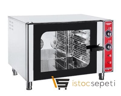 Karacasan Konveksiyonlu Patisserie Fırın, Manuel 40x60 cm 6 Tepsi Kapasiteli Elektrikli