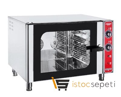 Karacasan Konveksiyonlu Patisserie Fırın, Manuel 40x60 cm 6 Tepsi Kapasiteli Elektrikli
