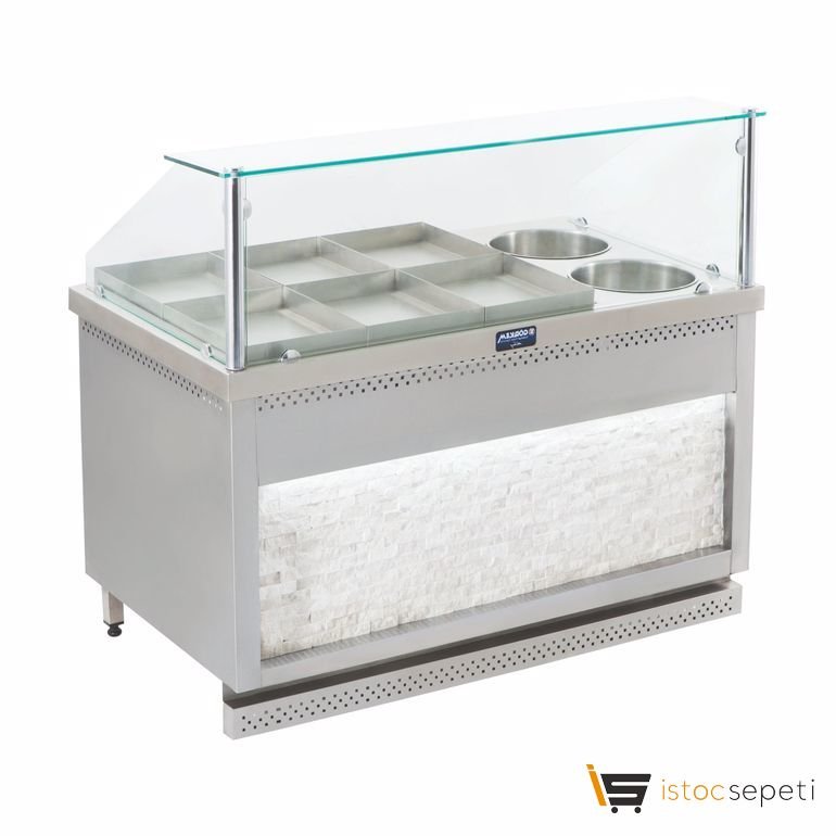 Görkem 12+4 Tüplü Sulu Yemek Tezgahı (Tepsili)