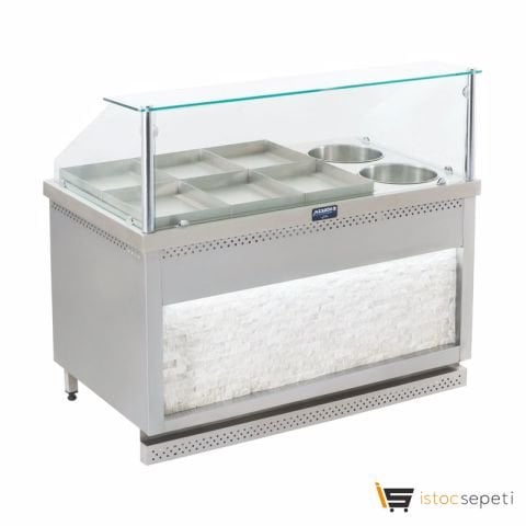 Görkem 14+4 Tüplü Sulu Yemek Tezgahı (Tepsili)