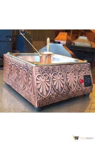 Bakır Kumda Kahve Makinesi