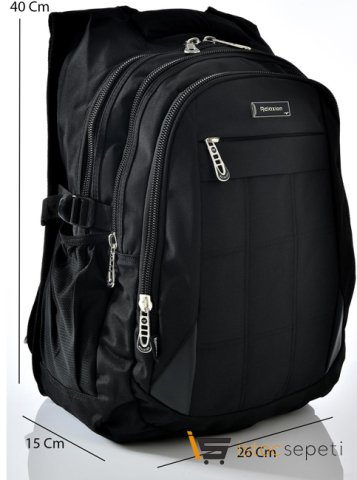 Relaxion 2227 Okul Sırt Çantası Siyah