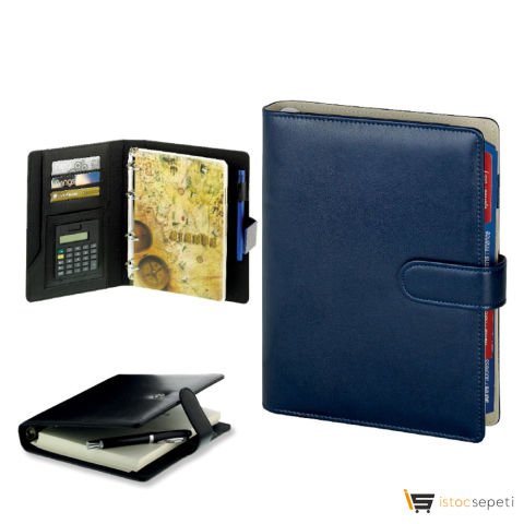 Lacivert Termo Deri̇ Organizer Ebat: 17 x 23 cm Promosyon