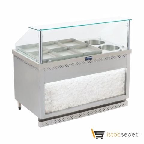 Görkem 6+2 Elektrikli Sulu Yemek Tezgahı (Tepsili)