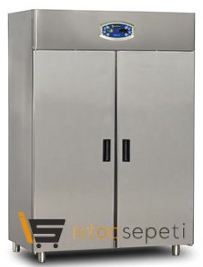 İki Kapılı Dik Tip Statik Buzdolabı 40*60 Tepsi