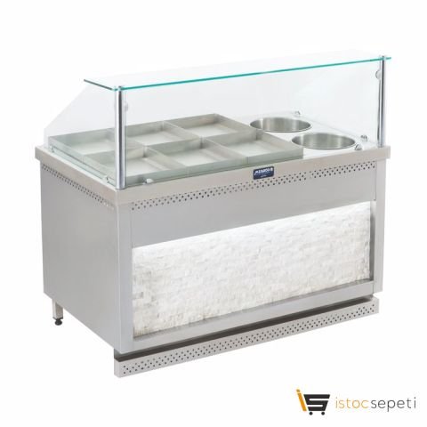 Görkem 8+4 Elektrikli Sulu Yemek Tezgahı (Tepsili)