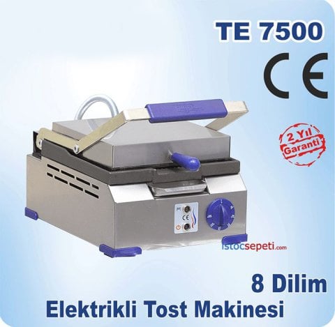 Döküm Ev Tipi Tost Makinesi 8 Dilim Elektrikli Tuğra TE-7500