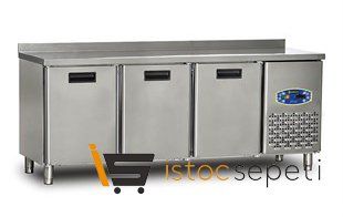 3 Kapılı Tezgah Tipi Buzdolabı