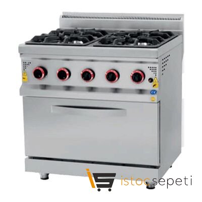 Karacasan 700 Seri Fırınlı Ocak Kuzine 1200x700x850 mm Gazlı