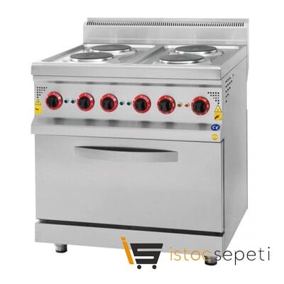 Karacasan 900 Seri Fırınlı Ocak Kuzine 1200x900x850 mm Elektrikli