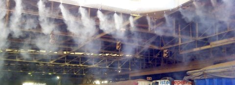 Açık Alan Soğutma Sistemi Cafe Serinletme 20 Uçlu Sisleme