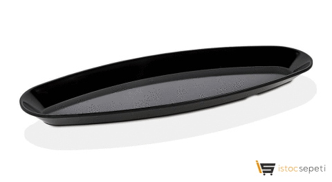 Oval Tasarım Açık Büfe Servis Tabağı 510 gr