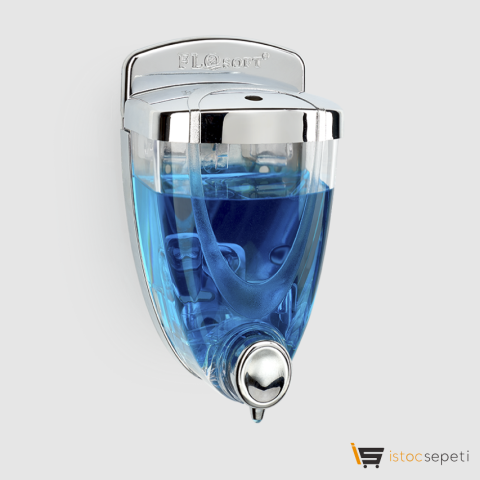 Flosoft Krom Kaplama Sıvı Sabunluk 350 ml F017