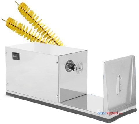 Otomatik Çubuk Cips Makinası Patates Dilimleyici Elektrikli