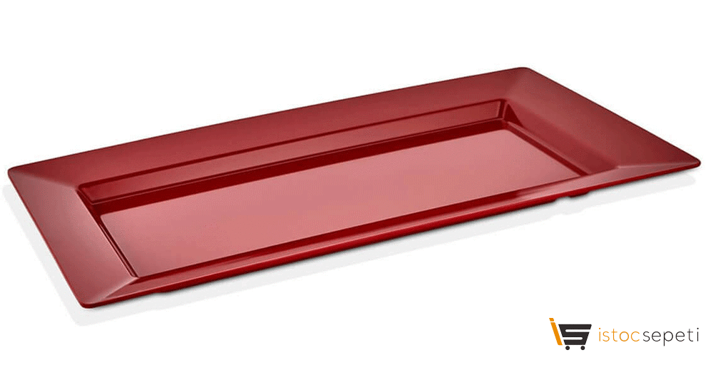 Açık Büfe Köşeli Sunum Tabağı 1800 gr