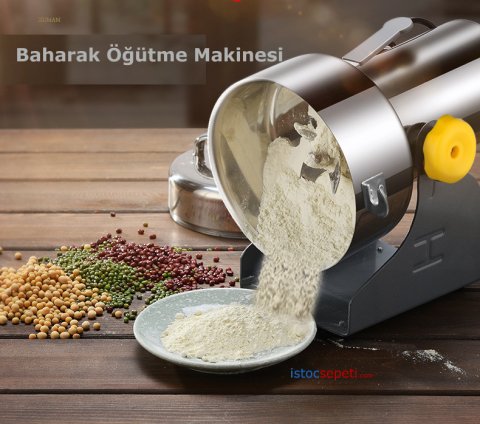 Baharat Öğütücü Kahve Kuruyemiş Öğütme Makinesi 3000 Watt