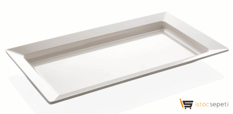 Açık Büfe Köşeli Sunum Tabağı 1250 gr
