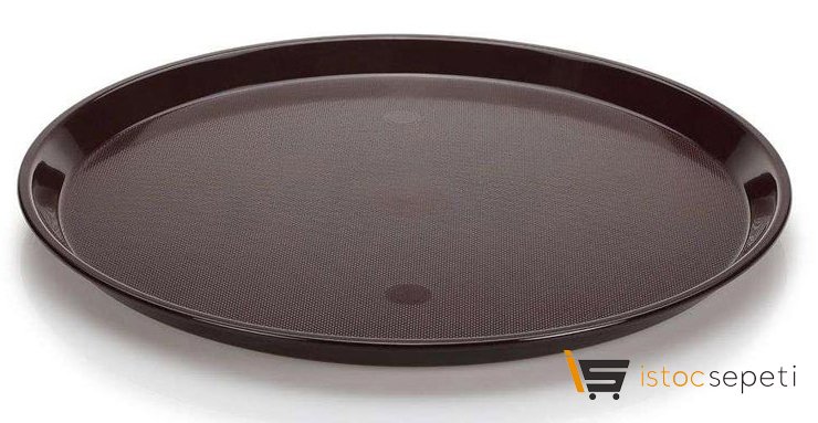 42cm Yuvarlak Tepsi Siyah